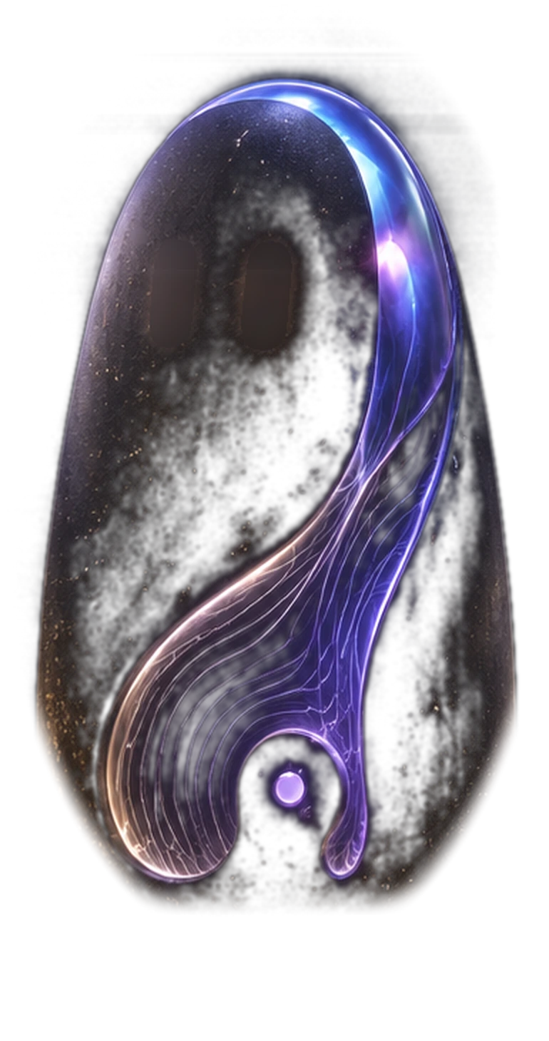 Mori, a small glowing stone companion